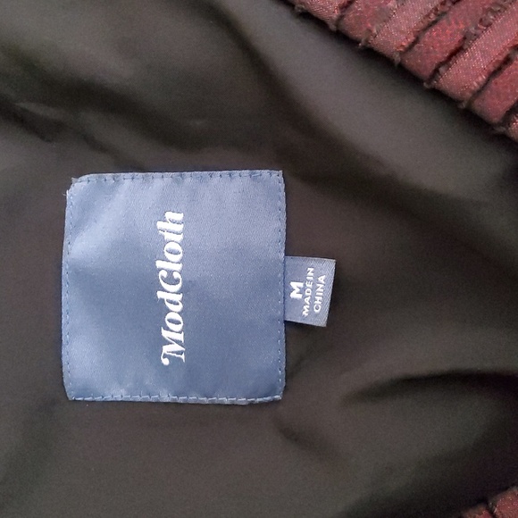 MudCloth Elegant Black and Red Women's Dress Size M - Picture 7 of 8